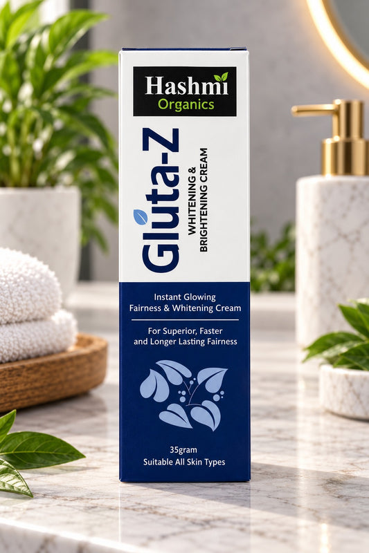 Hashmi Organics Gluta-Z Whitening & Brightening Cream – 35g